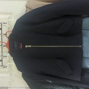 W by Worth Navy Lined Jacket Size Large